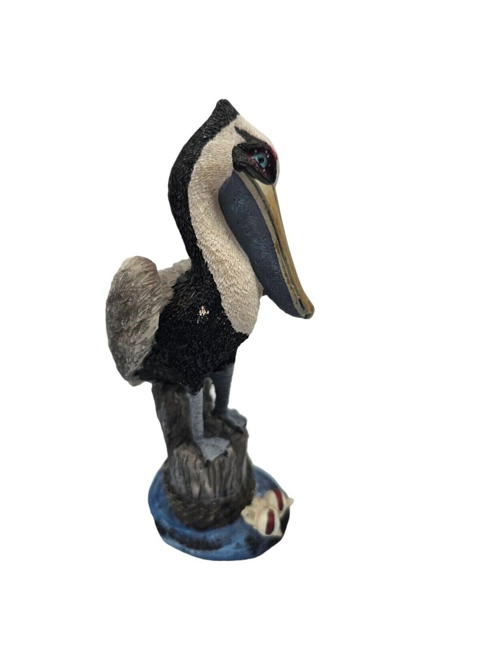 Vintage 1960s 6" Tall Hand Painted Pelican Figure Nautical Ocean Bird - Picture 4 of 6